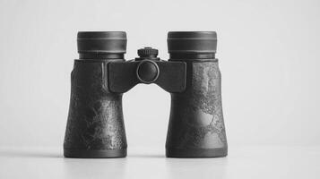 Binoculars ready for adventure in the great outdoors photo