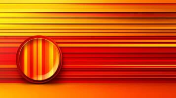 Striking lines and circles in warm colors convey energy and movement photo