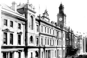 A timeless vintage black and white drawing, showcasing intricate details and classic artistic style, evoking a sense of nostalgia and history photo