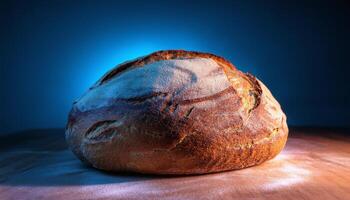 Golden Crusty Perfection Freshly Baked Sourdough Bread photo