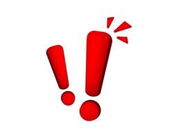 Red exclamation marks with energy lines highlight alert vector