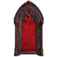 Bold And Striking Red Archway Symbolizing Entrance To A Grand Destination png
