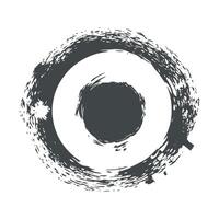 Grunge Circle Texture Design vector