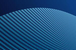 Globe Perspective line square pattern abstract background with copy space over gradient blue. Optical line illusion vector