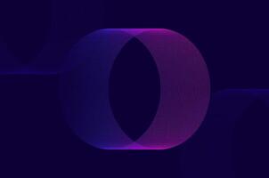 Futuristic retro numeric design glitch efffect with line pattern number 0 zero. vector