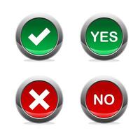 Digital buttons collection for website design and mobile app development vector