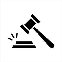 judge hammer icon ., gavel icon vector
