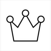 Crown Icon. in trendy flat style isolated on grey background. Crown symbol for your web site design, logo, app, UI. illustration vector