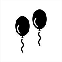 Balloon icon..,Symbol isolated white background. illustration. color editable. vector