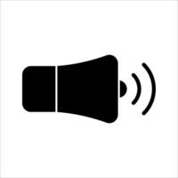 Sound Icon Symbol isolated white background. illustration. color editable. vector