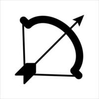 Archery icon.Symbol isolated white background. illustration. color editable. vector