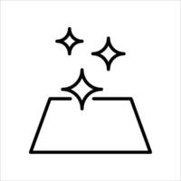 clean surface icon,, template for graphic and web design. illustration vector