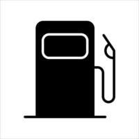 gas station icon.Symbol isolated white background. illustration. color editable. vector