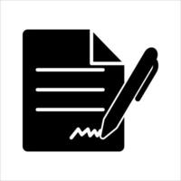 Write icon ..Document and file icon symbol illustration vector