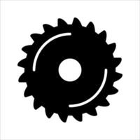 saw Icon ,Symbol isolated white background. illustration. color editable. vector