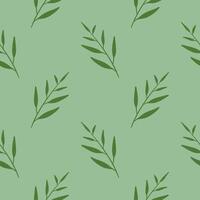 Leaves Pattern Endless Background vector