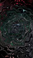 Abstract dark liquid with flow animation. Metallic liquid texture with shiny circular waves. wavy fluid motion. video