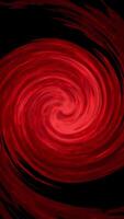 Abstract circle spiral rotating motion. Dark red liquid motion into the center. artistic swirl motion. video