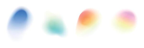 Soft blue gradientbackground with smooth color transition, pastel mesh elements, blurred circular shapes, light sky tones with green and blue highlights. Flat illustration isolated vector