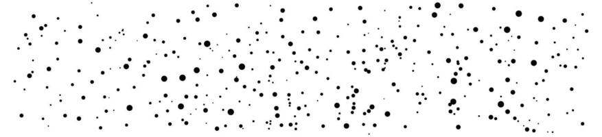 Seamless messy dot pattern, random tiny speckled texture with faded noise effect, black and white grunge polka background. Flat illustration isolated on white background. vector