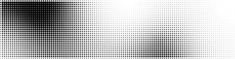 gradient background with dotted wave pattern and noise. Black and white graphic retro pattern. Flat illustration isolated vector