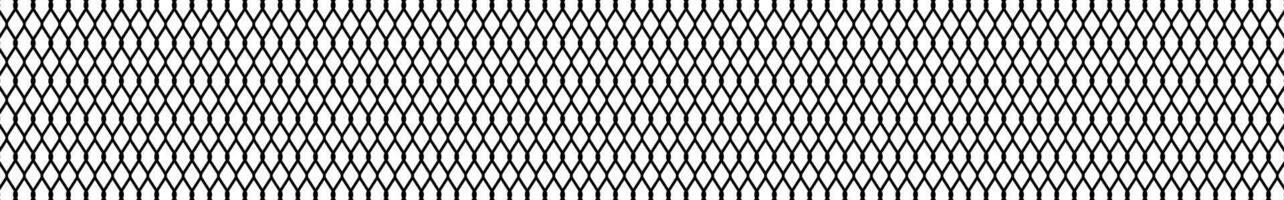 Seamless basketball net pattern, black and white geometric fishnet texture, abstract sports background with metal wire design. Flat illustration isolated on white background. vector