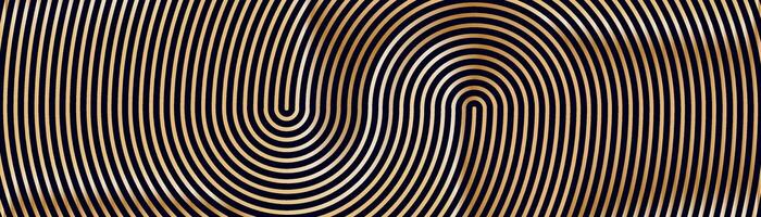 Glden wave pattern with smooth and silky texture. Elegant abstract banner gold background . Flat illustration isolated vector