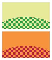 Illustration retro chess board unique design abstract vector