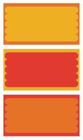 Illustration background retro unique design vibrant with blank background vector