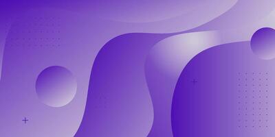 Modern abstract dark purple gradient wave liquid geometric background with liquid style gradient color. Suitable for banner, flyer, etc. vector