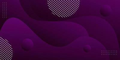 Abstract minimalist purple wave background. Dynamic shape color background. Trendy background for banner. Eps10 vector