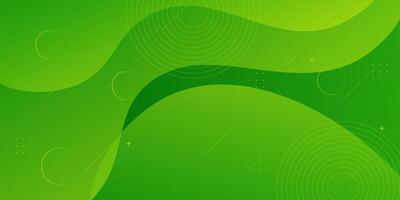 Abstract colorful bright green background with fluid wave pattern. Trendy background concept. Eps10 vector