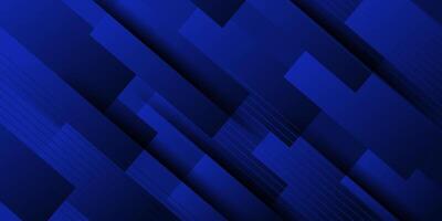 Abstract blue background overlap template with overlay lines and shapes. Dark blue background with square pattern design. Eps10 vector