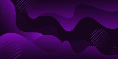 Abstract minimal wave background with dynamic dark purple color design. Simple geometric shape pattern. Eps10 vector