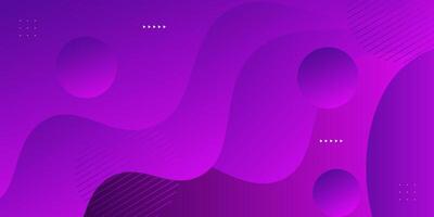 Purple abstract background with wavy pattern liquid style fresh and creative colorful purple background. vector