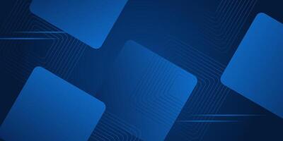 Simple abstract curved square blue background with shadow overlapping shapes. Colorful blue design with simple line pattern. Simple and modern concept. Eps10 vector