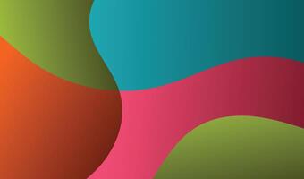 abstract colorful background with waves vector