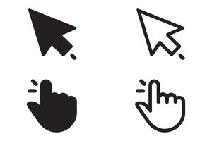 Mouse pointer icon vector