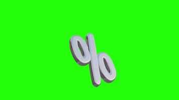 Signal Loop Animation plus Luma Matte on Green Screen 3D Render background video