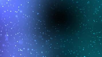 Abstract blurry dots random moving with shiny light background 4k video
