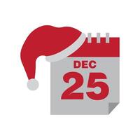 Christmas Calendar icon design vector