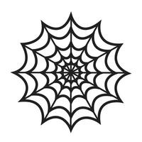 spiderweb design with white background vector