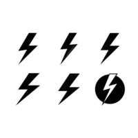 Lightning Icon Illustration for Graphic Design vector