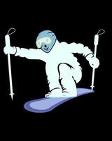 Experience Skating Ski and Snowboard Fun in the Ultimate Skateboarding Paradise vector