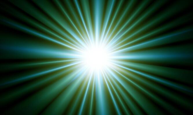 light yellow burst pattern bright background. Radial soft rays. shine beam light.