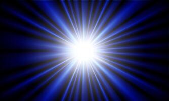 light blue burst pattern bright background. Radial soft rays. smooth sunshine. vector