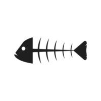 Bone fish design icon vector