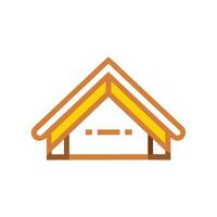 Unique Attic Architecture Design vector