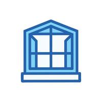 Unique Bay Window Architecture Design vector