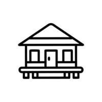 Stylish Bungalow Design Art vector